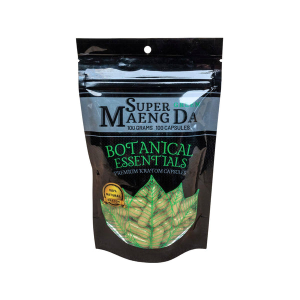 BE Super Green Maeng Da Capsules 100g Pack  - Kratom City