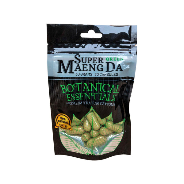 BE Super Green Maeng Da Capsules 30g Pack  - Kratom City