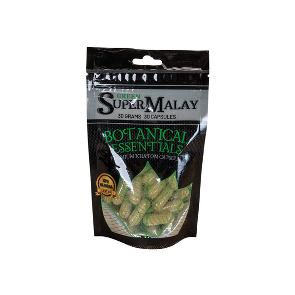 BE Super Green Malay Capsules 30g Pack  - Kratom City