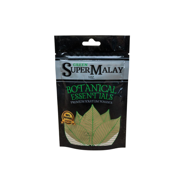 BE Super Green Malay Powder 1oz Pack - Kratom City