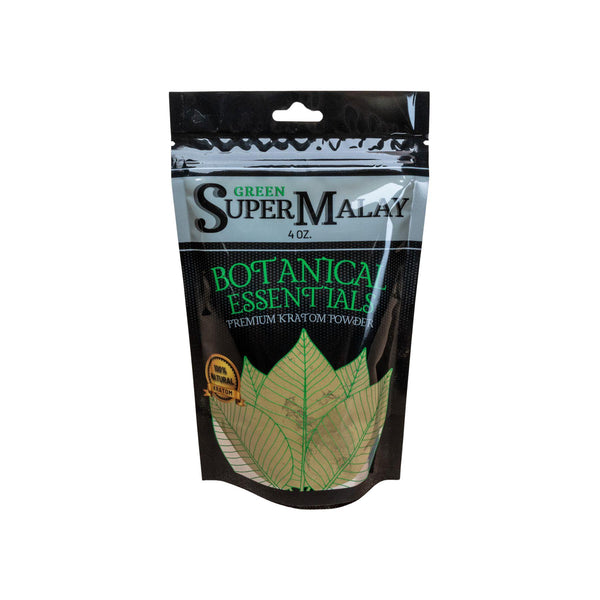 BE Super Green Malay Powder 4oz Pack - Kratom City