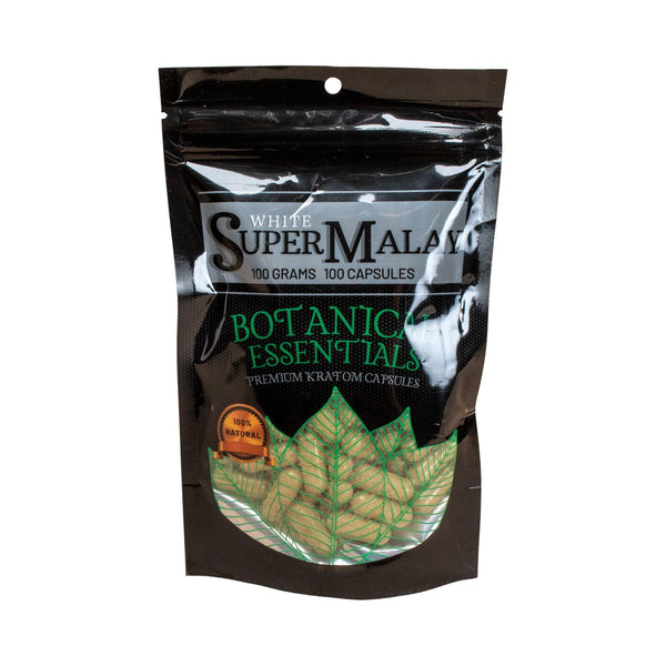 BE Super White Malay Capsules 100g Pack - Kratom City