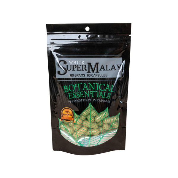 BE Super White Malay Capsules 60g Pack - Kratom City