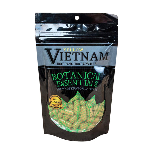 BE Vietnam Yellow Capsules 100g Pack - Kratom City