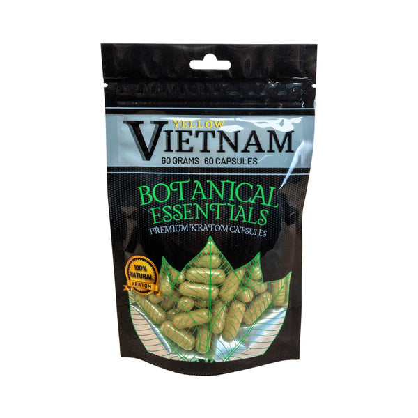 BE Vietnam Yellow Capsules 60g Pack - Kratom City