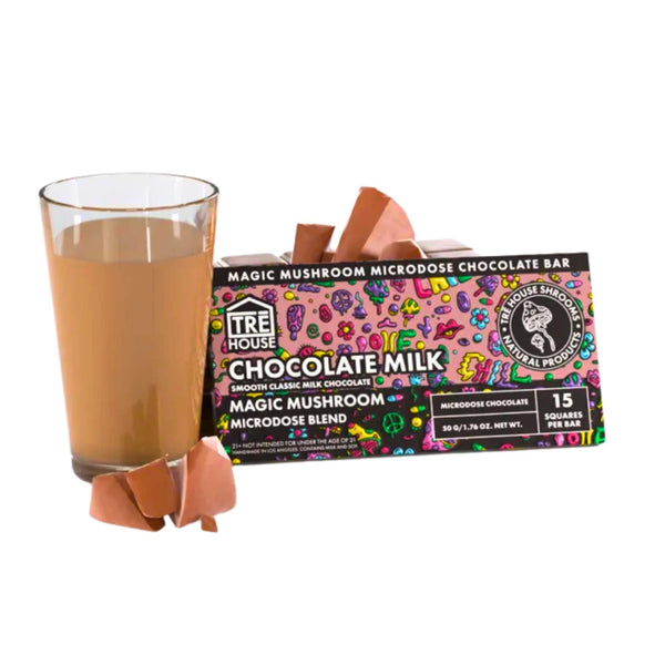 TREHouse Mushroom Chocolate Milk Chocolate Bar - Kratom City