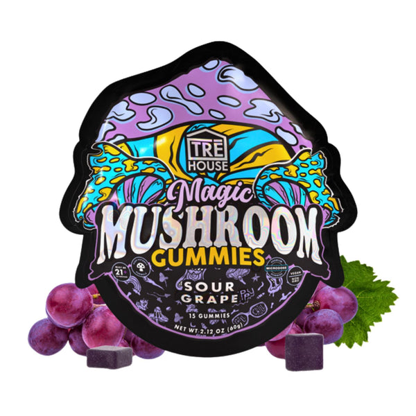 TREHouse Mushroom Gummies Sour Grape - Kratom City